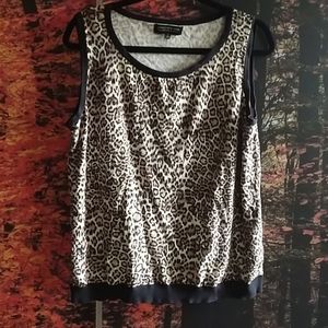 Jones of New York leopard top 1x